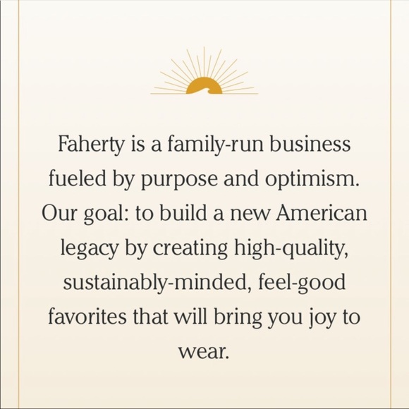 Faherty Allandria Henley NWT - Picture 5 of 6